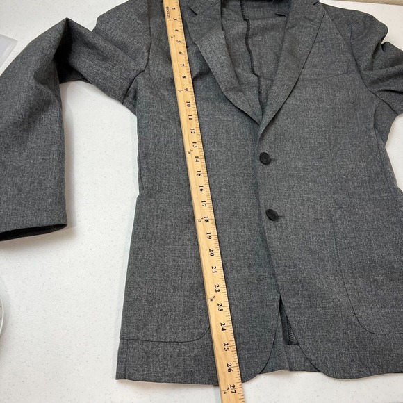 Boss Hugo Boss Men's 2 Button Reda 120 Blazer Jacket Long Sleeve Gray SZ 46 - Picture 11 of 13